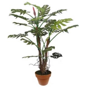 観葉植物 造花 スプリット 22 6号鉢対応 幅80cm リビング ダイニング インテリア雑貨 備品 什器